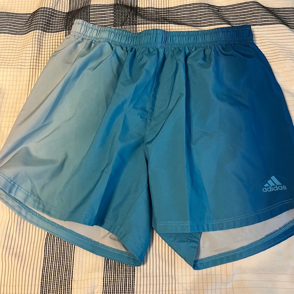 Adidas Light Blue Sports Shorts